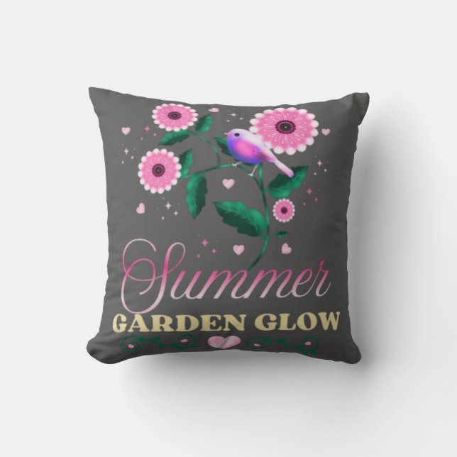 Men's Basic T-Shirt Throw Pillow (Front)