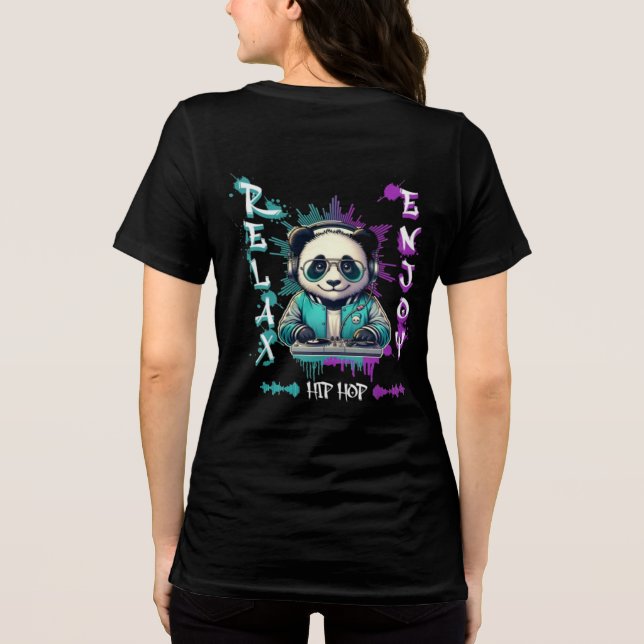 Men's Basic T-Shirt Tri-Blend Shirt (Back)
