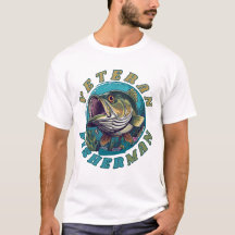 Men's Basic T-Shirt veteran fisherman