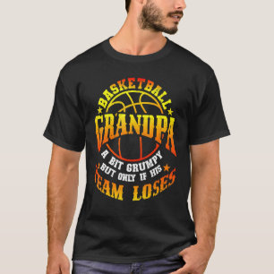 Mens Basketball Grandpa A Bit Grumpy Grandfather G T-Shirt