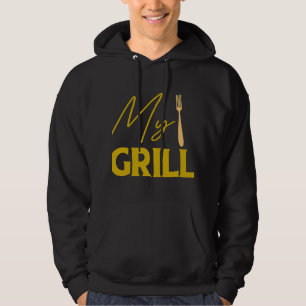 Mens BBQ BBQ grilling barbecue evening barbecue se Hoodie