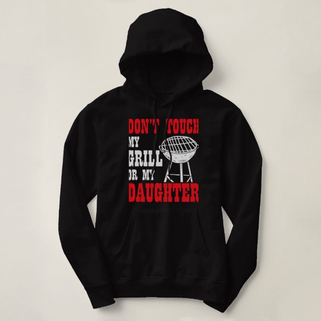 Mens BBQ Shirt Stand Back Dad is Grilling Funny Fa (Design Front)