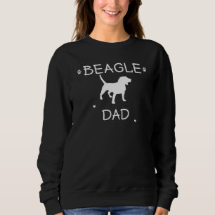 Mens Beagle Dad Beagle Dog Party Costume Match Sweatshirt