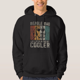 Mens   Beagle Dad Like A Regular Dad But Cooler Re Hoodie