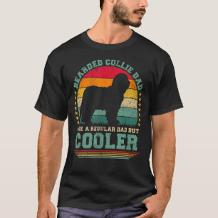 Mens Bearded Collie Dad Like A Regular Dad But Coo T-Shirt