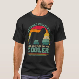 Mens Bearded Collie Dad Like A Regular Dad But Coo T-Shirt