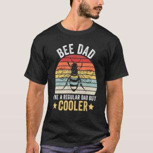 Mens Bee Dad Honey Beekeeper Beekeeping Vintage T-Shirt
