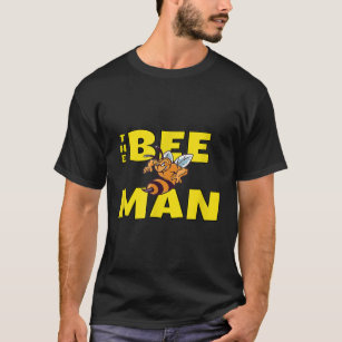 Mens Bee Man Funny Angry Beekeeping For Honeybee B T-Shirt