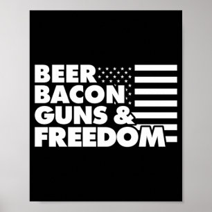 Mens Beer Bacon S And Dom Performance Poster
