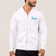 Men's Bella+Canvas Full-Zip Hoodie - White