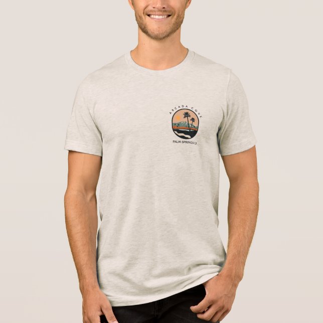 Men's Bella+Canvas Tri-blend T-Shirt Tri-Blend Shirt (Front)