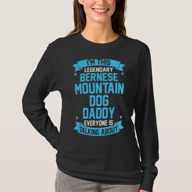 Mens Bernese Mountain Dad T-Shirt (Front)