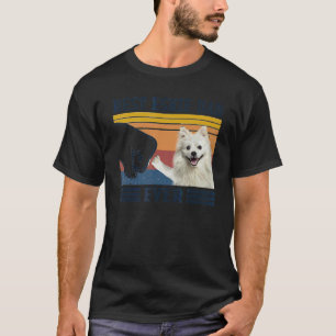 Mens Best American Eskimo Dog Dad Ever  Dog  Fathe T-Shirt