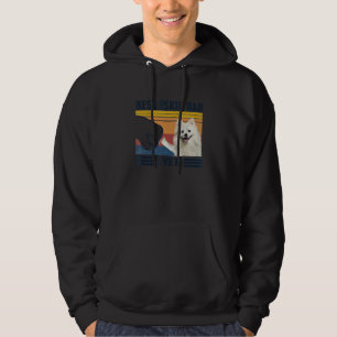Mens Best American Eskimo Dog Dad Ever Dog Father' Hoodie