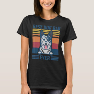 Mens Best Australian Cattle Dad Ever  Dog Dad Fath T-Shirt