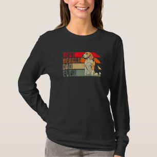 Mens Best Beagle Dad Ever Vintage Dog Beagle Owner T-Shirt