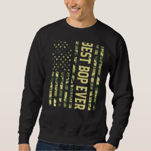 Mens Best Bop Ever Us American Flag Grandpa Fathe Sweatshirt