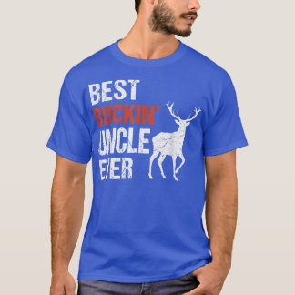 Mens Best Buckin Uncle Ever Deer Hunters T-Shirt