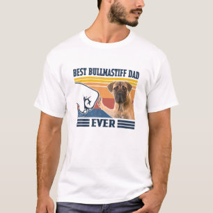 Mens Best Bullmastiff Dad Ever Funny Dog Lover Fat T-Shirt