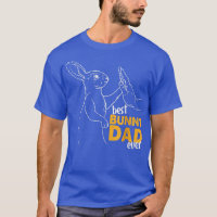 Mens Best Bunny Dad Ever Rabbit Daddy Bunny Father