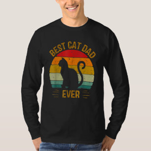 Mens Best Cat Dad Ever Cat Daddy Father Day 1 T-Shirt