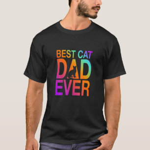 Mens Best Cat Dad Ever Vintage For Cat Father S D T-Shirt