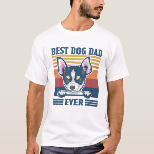 Mens Best Chihuahua Dad Ever Funny Dog Dad Father' T-Shirt