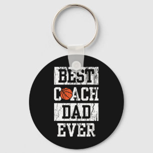 Mens Best Coach Dad Ever Shirt Men's Sketll Coachi Keychain