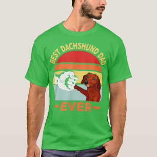 Mens Best Dachshund Dad ever T-Shirt