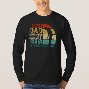 Mens Best Dad By Par Daddy Father's Day Vintage T-Shirt