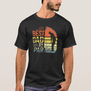 Mens Best Dad By Par  Disc Golf  For Men Father's  T-Shirt