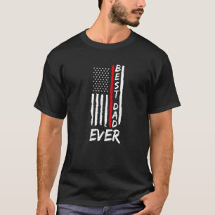 Mens Best Dad Ever Daddy Fire Officer T-Shirt
