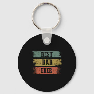 Mens Best Dad Ever Gift For Funny Father&#; s Day Keychain