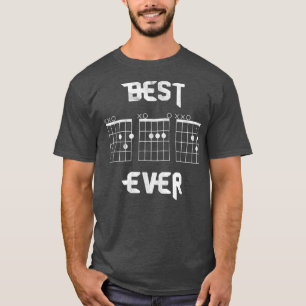 Mens Best Dad Ever Guitar Funny Guitarist Musician T-Shirt