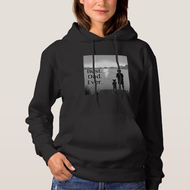 Mens Best Dad Ever Hoodie (Front)