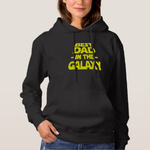 Mens Best Dad In The Galaxy - Science Fiction Geek Hoodie