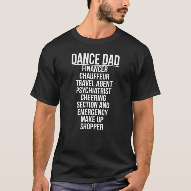 Mens Best Dance Dad Dancer Father Dancing Dad T-Shirt (Front)