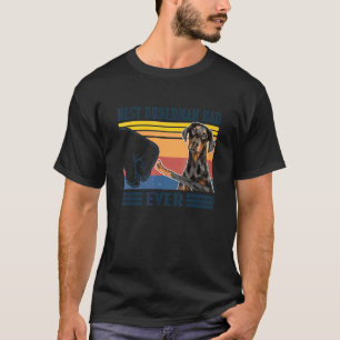 Mens Best Doberman Dad Ever Dog Father's Day 1 T-Shirt