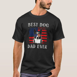 Mens Best Dog Dad Ever Corgi Corgi T-Shirt