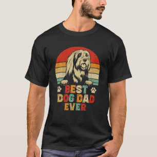 Mens Best Dog Dad Ever Daddy Bearded Collie Dog Lo T-Shirt
