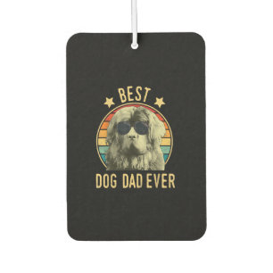 Mens Best Dog Dad Ever Newfoundland Fars Day Air Freshener