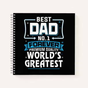Men's Best Father Dad World's Greatest No.1 Notebook