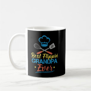 Mens Best Flippin’ Grandpa Ever Shirt Funny BBQ Gr Coffee Mug