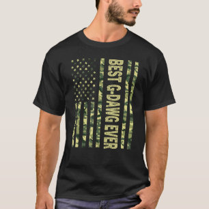 Mens Best G Dawg Ever Us American Flag Grandpa F T-Shirt