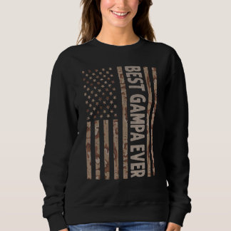 Mens Best Gampa Ever Us American Flag Grandpa Fa Sweatshirt
