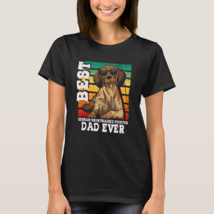 Mens Best German Shorthaired Pointer Dad Ever GSP  T-Shirt