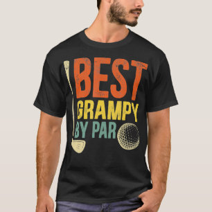 Mens Best Grampy By Par Father's Day Golf  Gift Gr T-Shirt