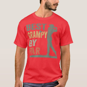 Mens Best Grampy By Par Golf Lover Grampy Father's T-Shirt