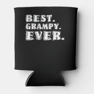 Mens Best Grampy Ever Grandfather Can Cooler