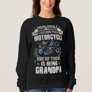 Mens Best Grandpa Biker Motorcycle Presents For Gr Sweatshirt